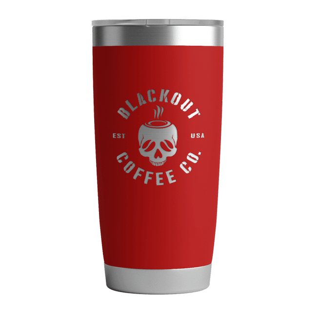20 OZ Tumbler w\/ Logo & US Flag In Red