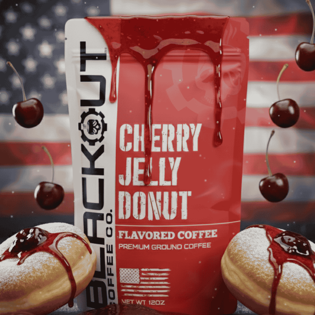 Cherry Jelly Donut Flavored Coffee