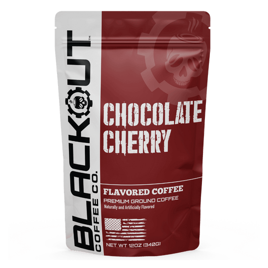 chocolate cherry by blackout coffee