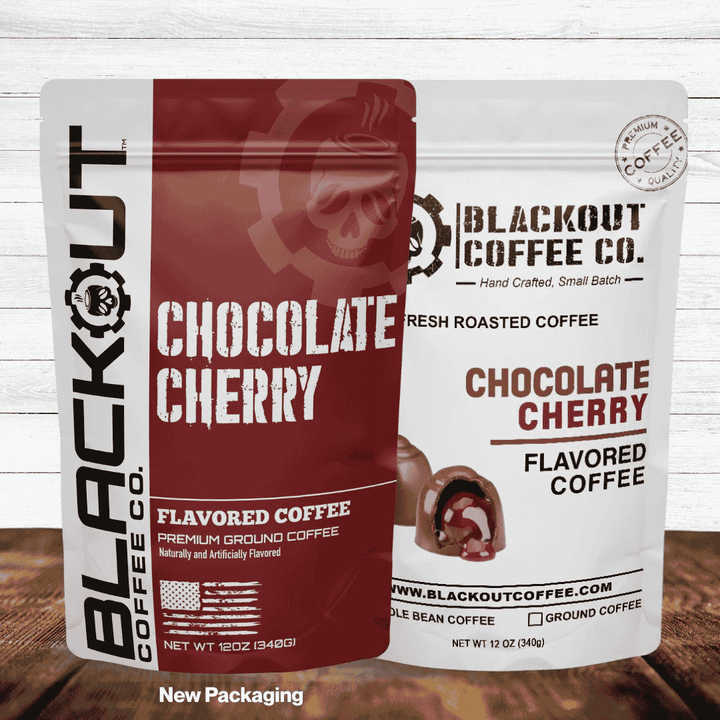 Chocolate Cherry Flavored Coffee – Blackout Coffee Co