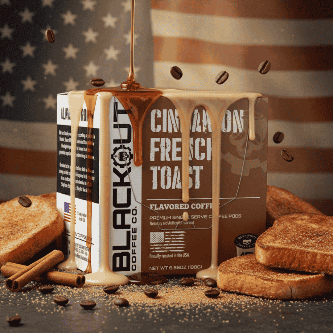 Cinnamon French Toast Flavored Coffee Pods 18CT - Blackout Coffee Co.