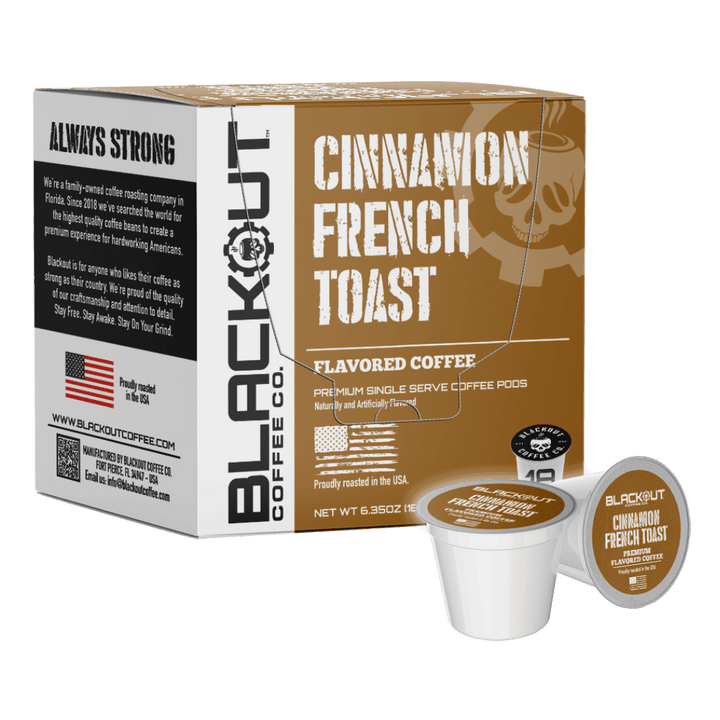 carbs in flavored coffee k cups CINNAMON FRENCH TOAST FLAVORED COFFEE PODS 18CT