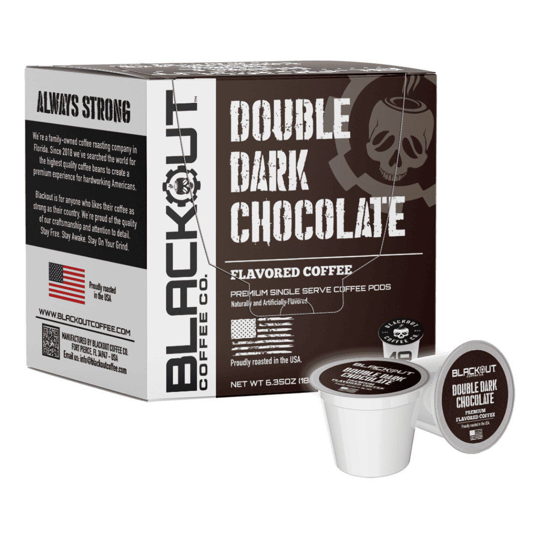 DOUBLE DARK CHOCOLATE - FLAVORED COFFEE PODS 18CT