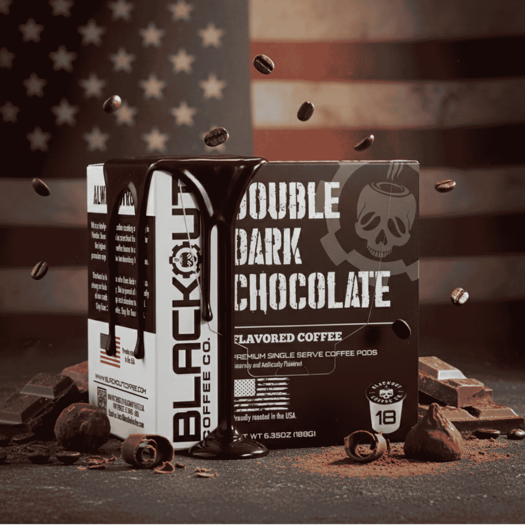 DOUBLE DARK CHOCOLATE - FLAVORED Coffee PODS 18CT
