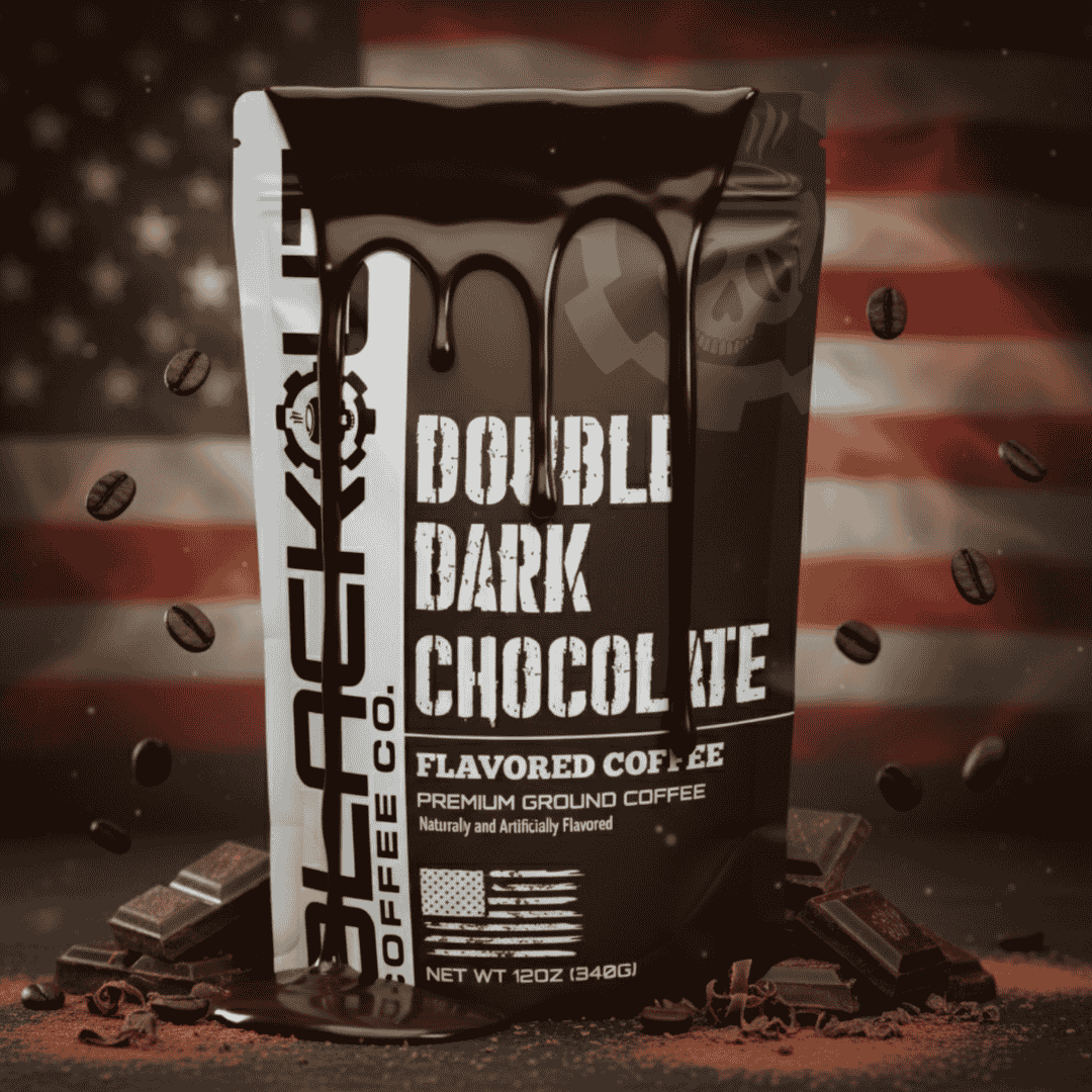 double dark chocolate flavored coffee
