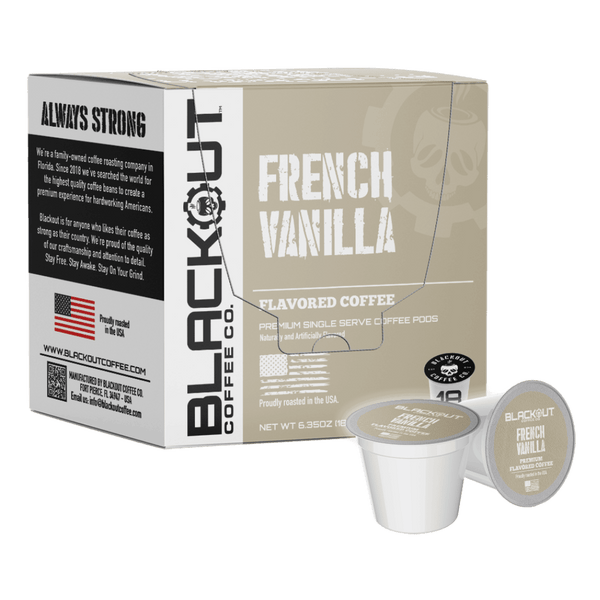 FRENCH VANILLA FLAVORED COFFEE PODS 18CT