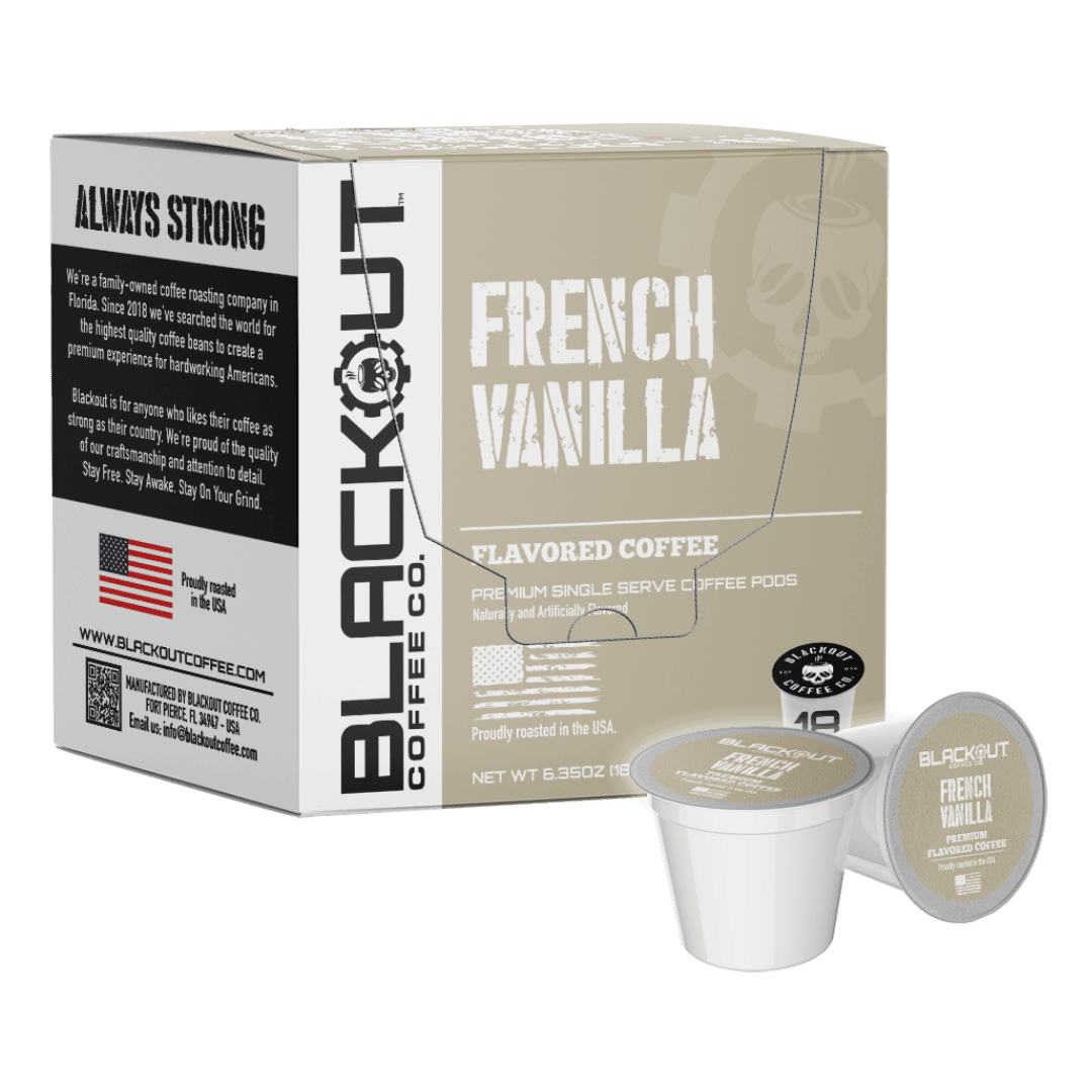 FRENCH VANILLA FLAVORED COFFEE PODS 18CT