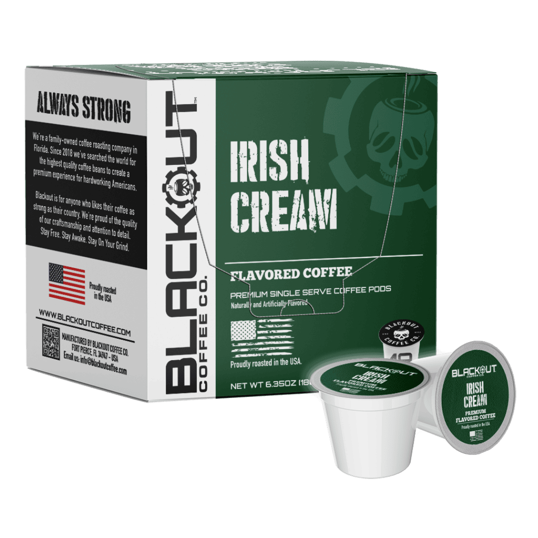 IRISH CREAM FLAVORED COFFEE PODS 18CT
