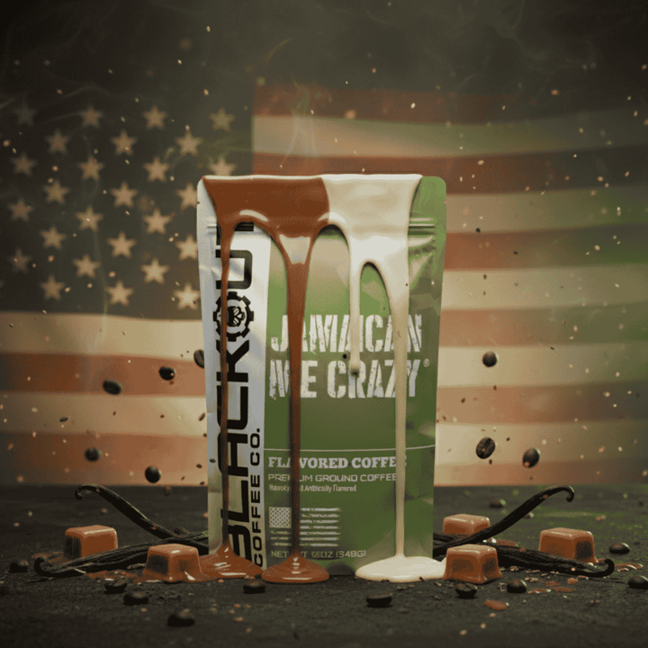 Jamaican Me Crazy® Caramel Vanilla Flavored Coffee – Blackout
