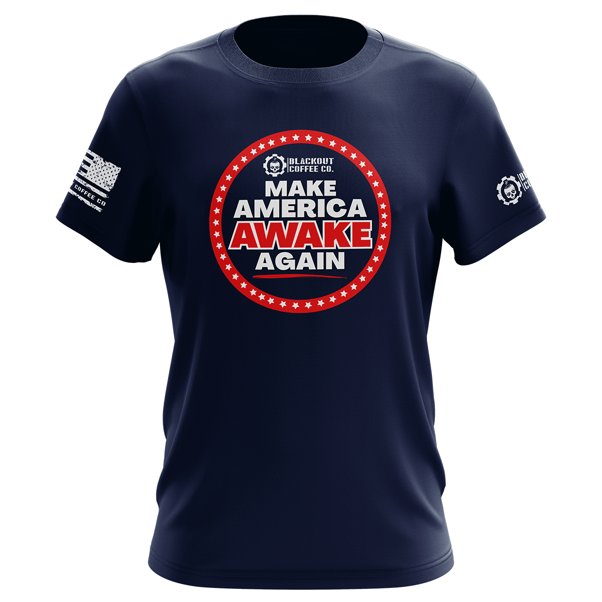 Make America Awake Again Blue T-Shirt