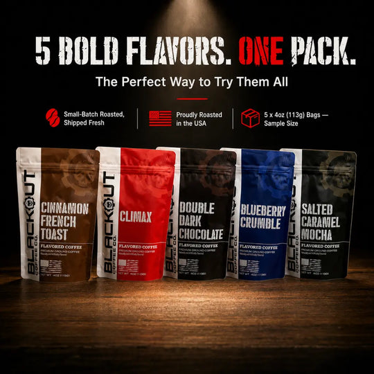 Flavored Coffee Sample Pack (5 Flavors)