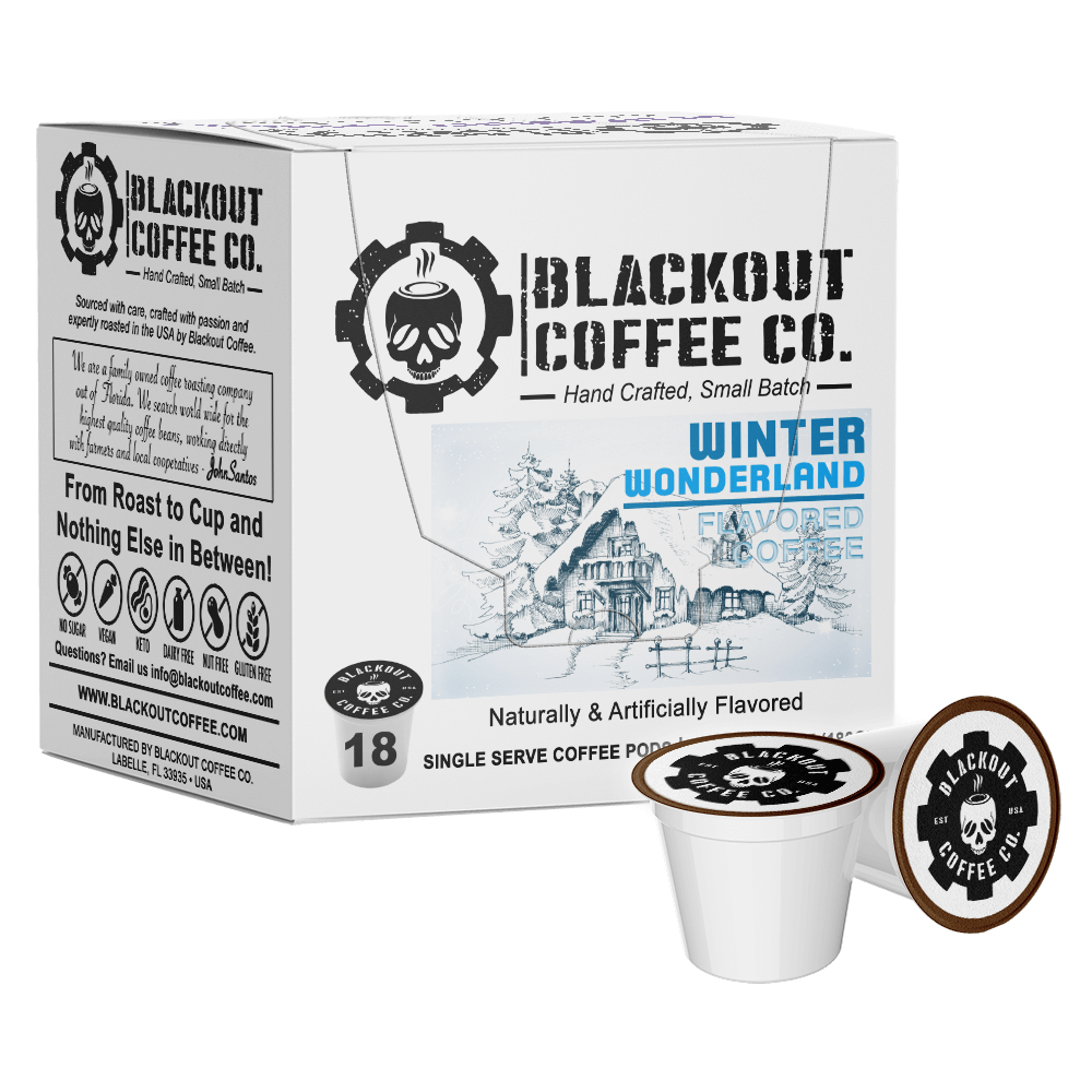 WINTER WONDERLAND FLAVORED COFFEE PODS 18CT