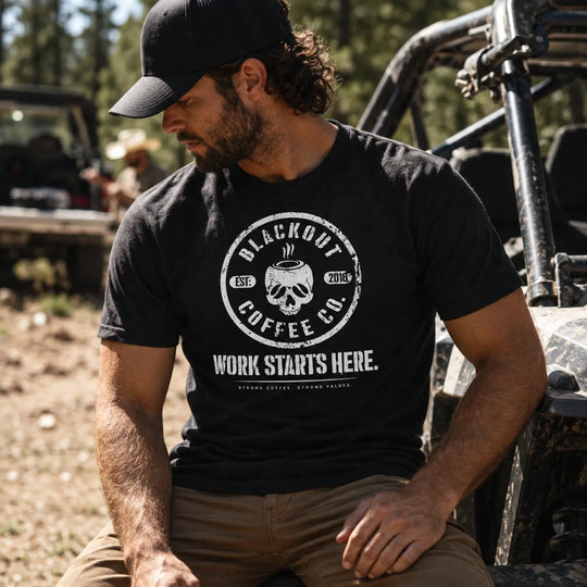 Work Starts Here T-Shirt
