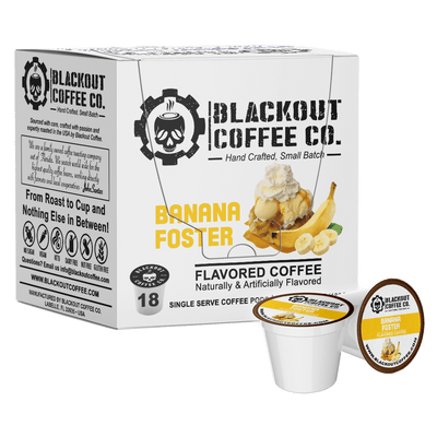 BANANA FOSTER FLAVORED COFFEE PODS 18CT