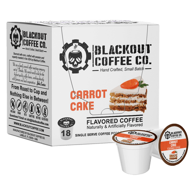 CARROT CAKE FLAVORED COFFEE PODS 18CT
