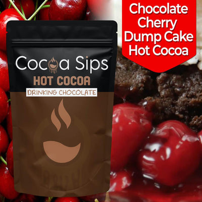 Chocolate Cherry Dump Cake Hot Cocoa by Cocoa Sips