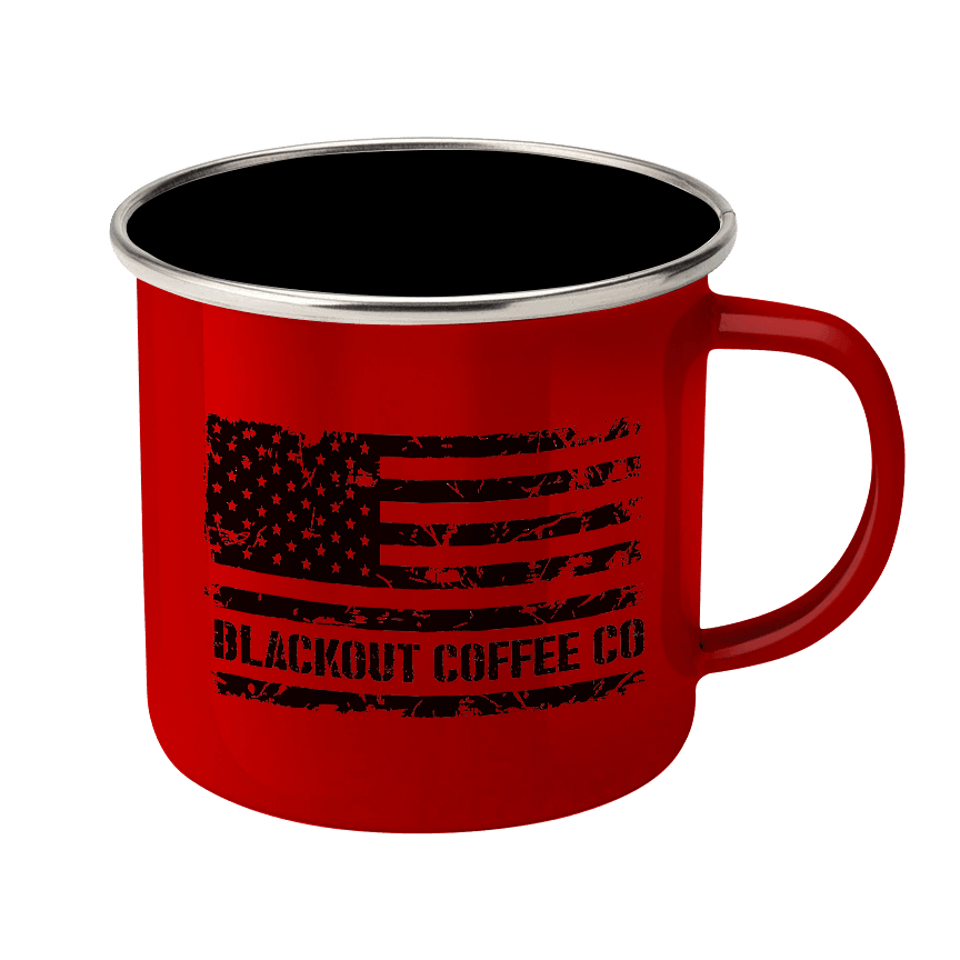 12 oz American Flag Coffee Mug