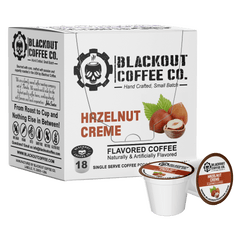 HAZELNUT CREME FLAVORED COFFEE PODS 18CT