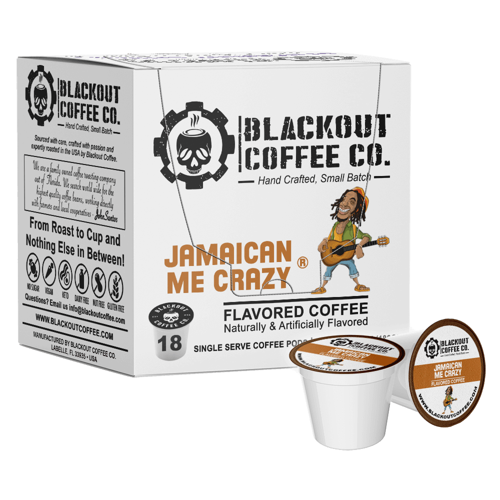 JAMAICAN ME CRAZY® FLAVORED COFFEE PODS 18CT