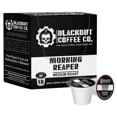 MORNING REAPER MEDIUM ROAST COFFEE PODS 18CT