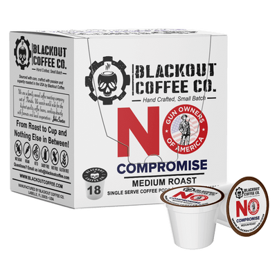 NO COMPROMISE GOA MEDIUM ROAST COFFEE PODS 18CT