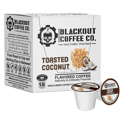 TOASTED COCONUT FLAVORED COFFEE PODS 18CT