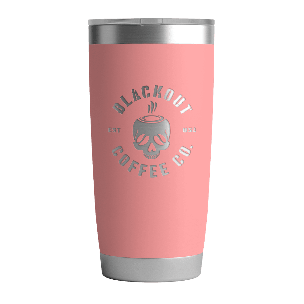 20 OZ Tumbler w/ Logo & US Flag In Pink