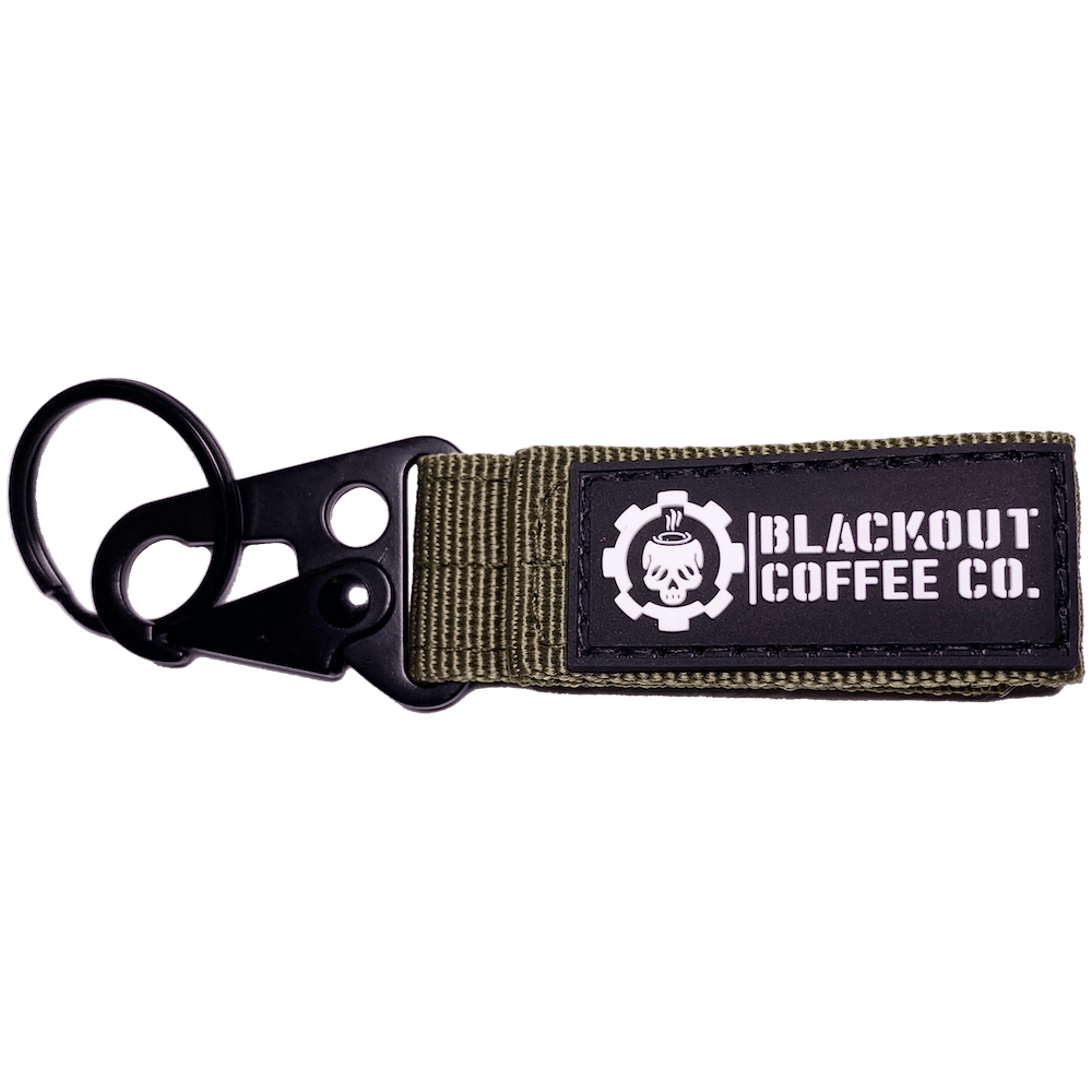 Blackout Coffee Tactical Keychain 