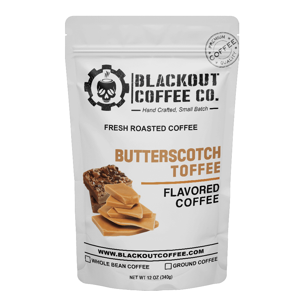 Butterscotch Toffee Flavored Coffee Bag 12oz