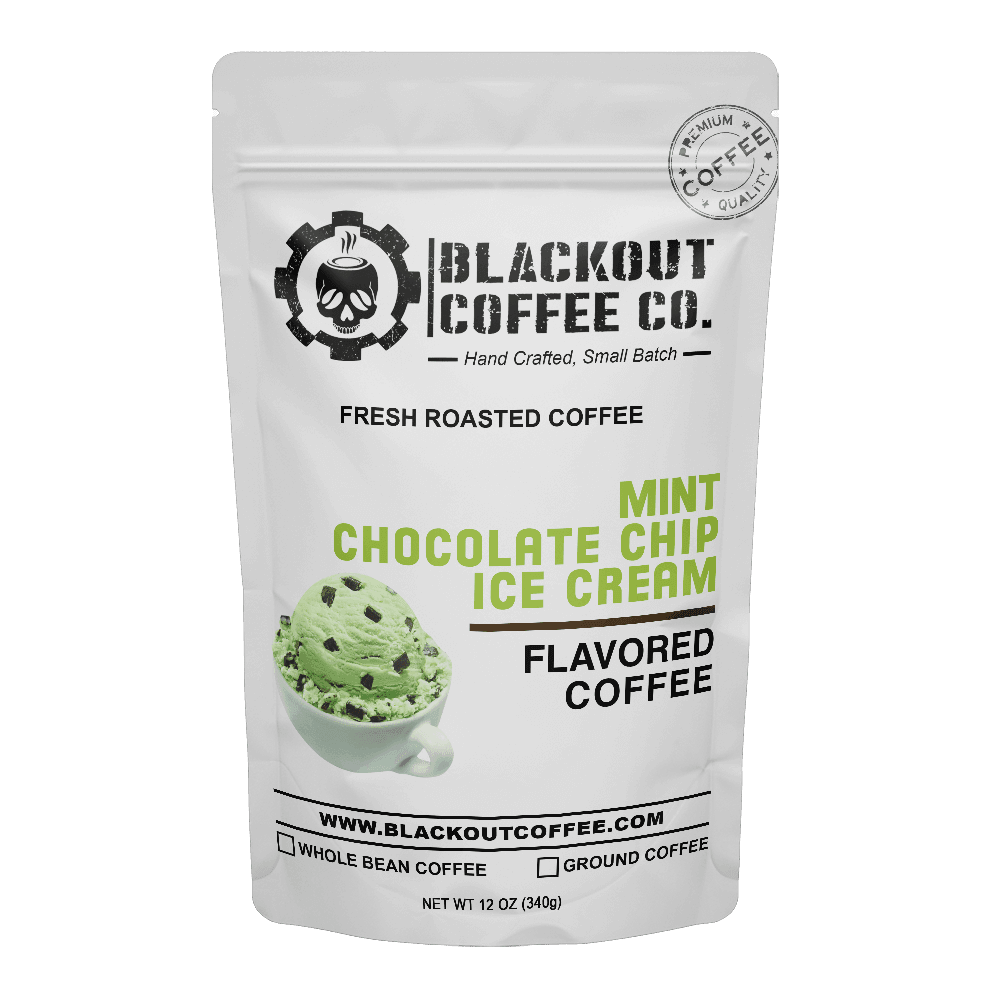 Mint Chocolate Chip Ice Cream Flavored Coffee Bag 12oz