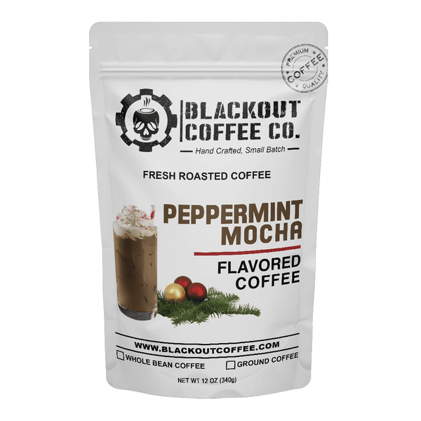Peppermint Mocha Flavored Coffee [HOLIDAY EDITION] Blackout Coffee