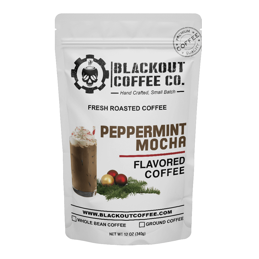 Peppermint Mocha Flavored Coffee [HOLIDAY EDITION] – Blackout