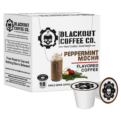 PEPPERMINT MOCHA FLAVORED COFFEE PODS 18CT