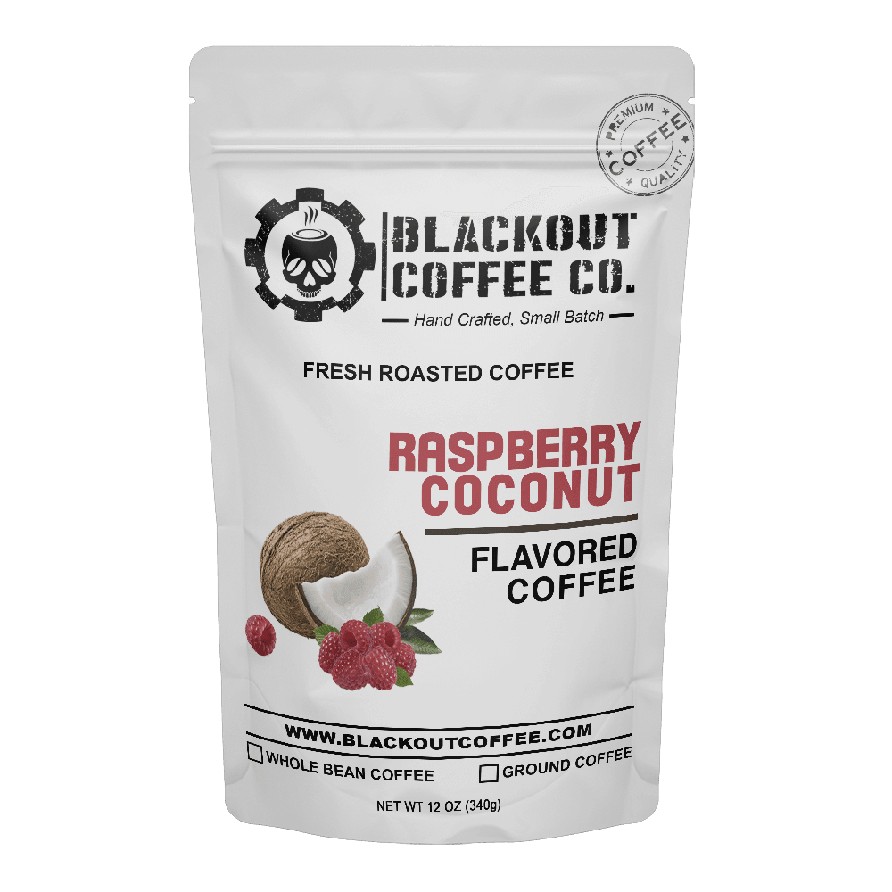 Raspberry Coconut Flavored Coffee Bag 12oz