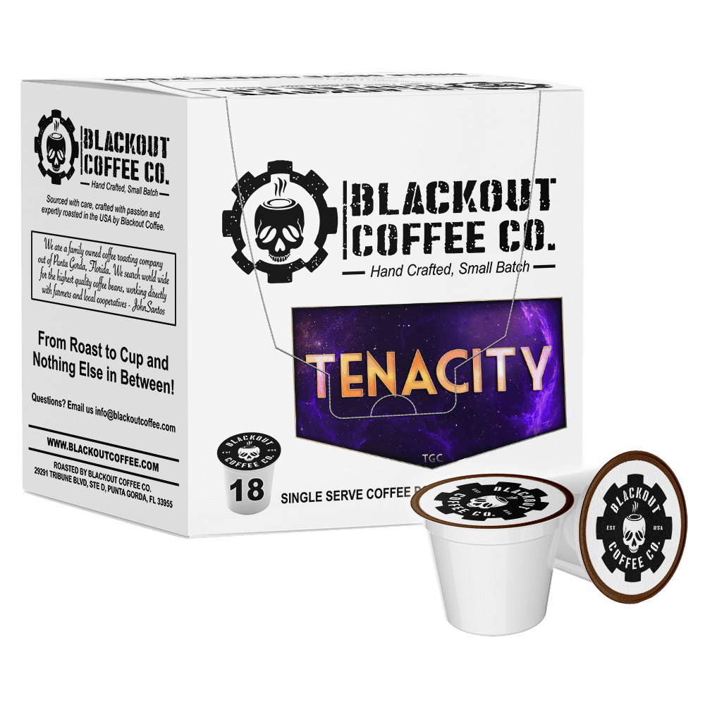TENACITY MEDIUM-DARK COFFEE PODS 18CT